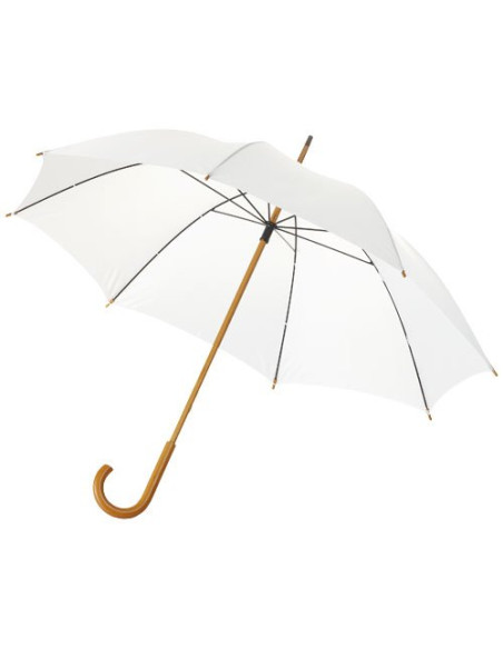 Ombrello Jova da 23" con manico e asta in legno