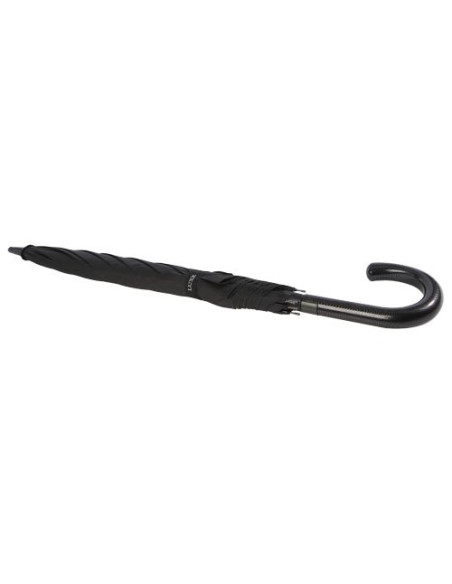 Ombrello da 23" con apertura automatica, finitura carbon look e impugnatura arcuata Fontana