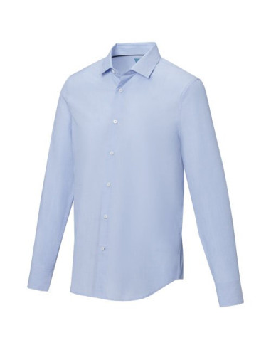 Camicia a maniche lunghe da uomo in tessuto...