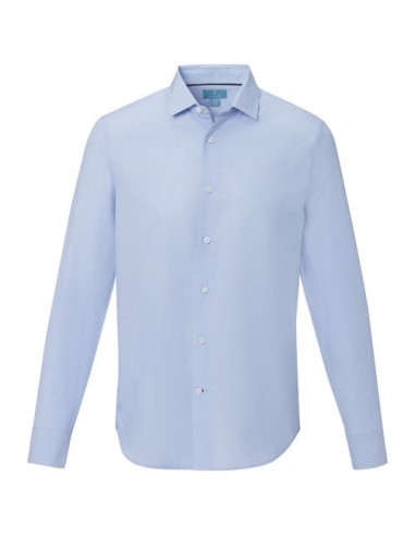 Camicia a maniche lunghe da uomo in tessuto...