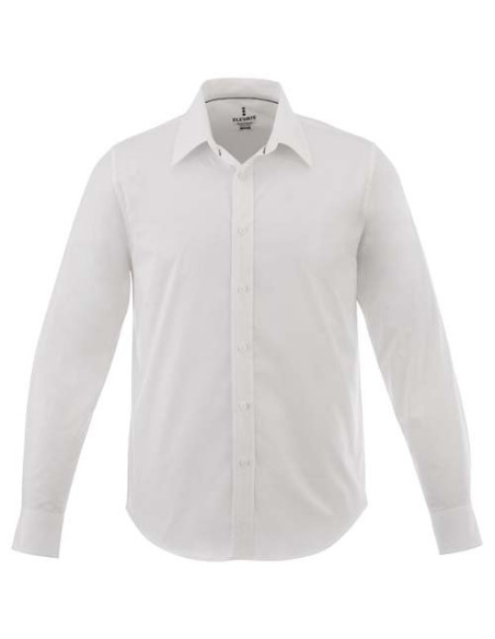 Camicia Hamell a manica lunga da uomo in tessuto stretch