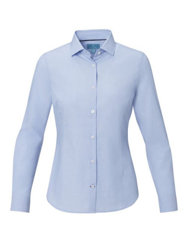 Camicia a maniche lunghe da donna in tessuto...