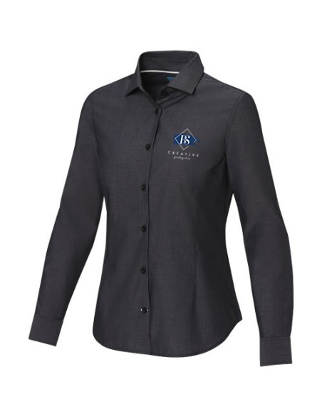 Camicia a maniche lunghe da donna in tessuto biologico Cuprite