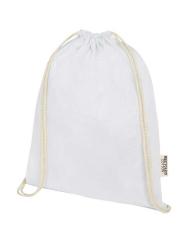 Borsa con cordoncino in cotone riciclato...