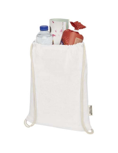 Borsa con cordoncino in cotone riciclato...