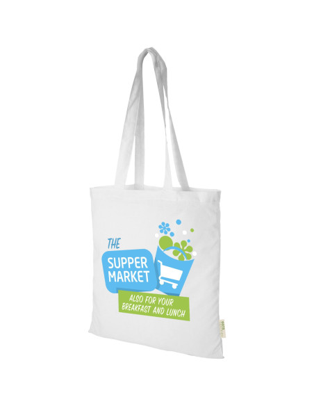 Tote bag in cotone biologico 100 g/m² Orissa - 7L