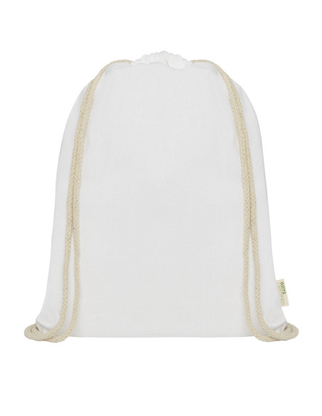 Zaino in cotone biologico 100 g/m² con cordoncino Orissa - 5L