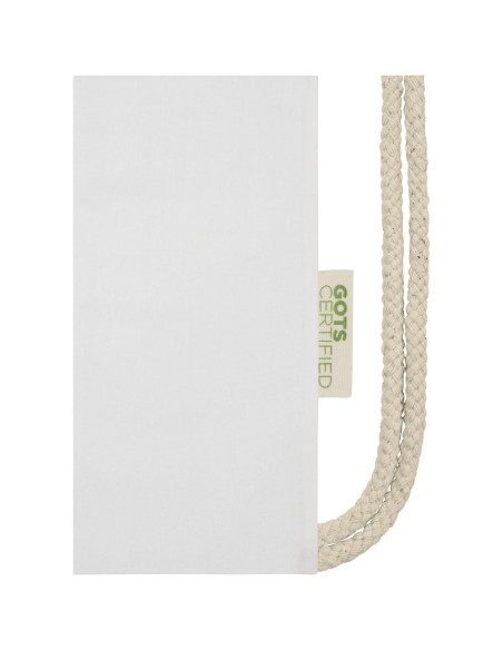 Zaino in cotone biologico 100 g/m² con cordoncino Orissa - 5L