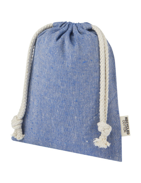 Sacchetto per confezione regalo piccolo in cotone riciclato 150 g/m² certificato GRS Pheebs - 0,5L