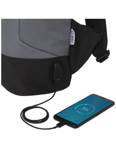 Zaino antifurto in RPET certificato GRS Cover -...