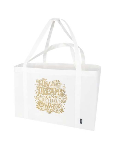 Tote bag extra large in tessuto non tessuto riciclato certificato GRS Jumbo - 65L