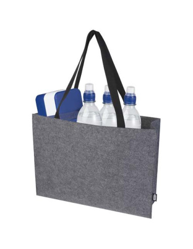 Tote bag a soffietto in feltro riciclato...