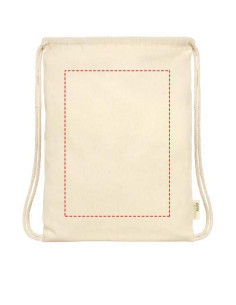 Zaino con cordoncino Orissa da 140 g/m² in cotone...