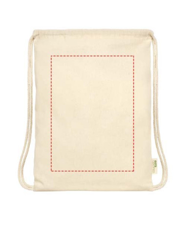 Zaino con cordoncino Orissa da 140 g/m² in...