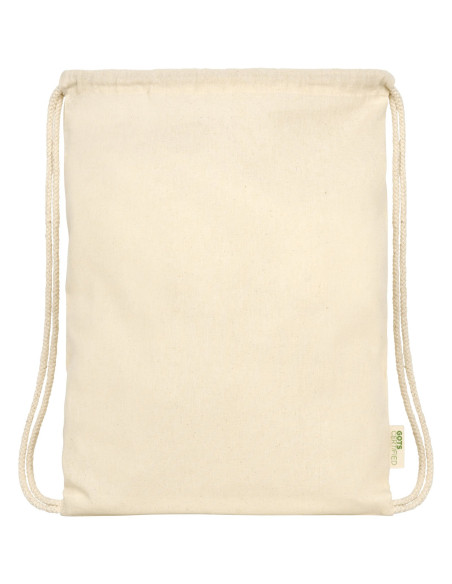 Zaino con cordoncino Orissa da 140 g/m² in cotone organico - 5L