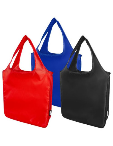 Tote bag pieghevole grande Ash in PET riciclato...