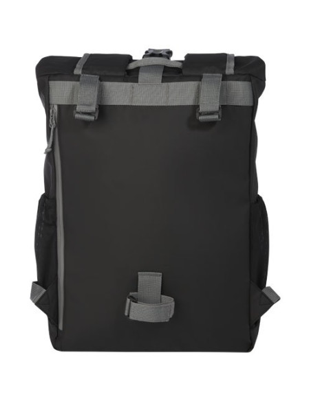 Borsa roll-top per bicicletta impermeabile in materiale riciclato certificato GRS per portatile da 15" Aqua