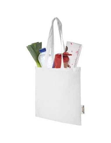 Tote bag in cotone riciclato GRS da 140 g/m2...