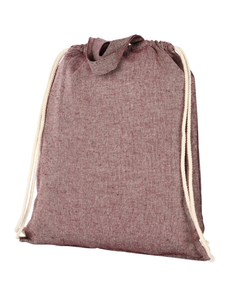 Zaino con cordoncino Pheebs in tessuto riciclato, 150 g/m² - 6L