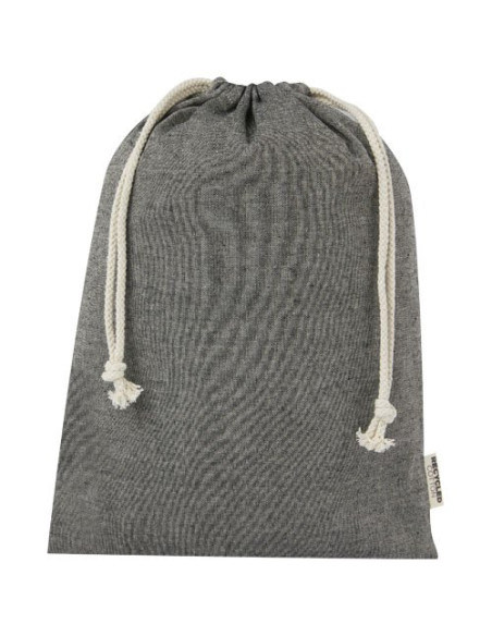 Sacchetto per confezione regalo grande in cotone riciclato 150 g/m² certificato GRS Pheebs - 4L