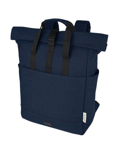 Zaino rolltop per portatile da 15" in canvas...
