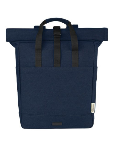 Zaino rolltop per portatile da 15" in canvas...
