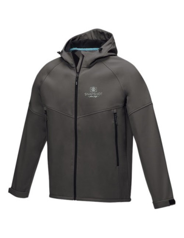 Giacca Coltan da uomo in softshell riciclato