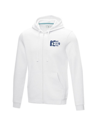 Felpa Ruby da uomo con cappuccio e full zip in...