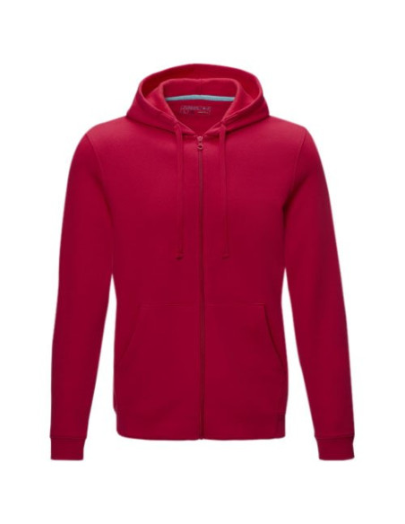 Felpa Ruby da uomo con cappuccio e full zip in tessuto organico riciclato