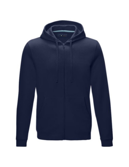 Felpa Ruby da uomo con cappuccio e full zip in tessuto organico riciclato