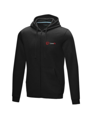 Felpa Ruby da uomo con cappuccio e full zip in...