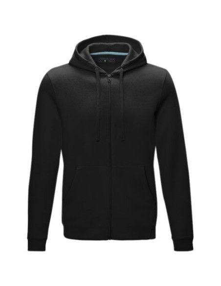 Felpa Ruby da uomo con cappuccio e full zip in tessuto organico riciclato