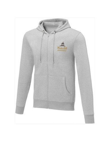 Felpa Theron con cappuccio full zip da uomo