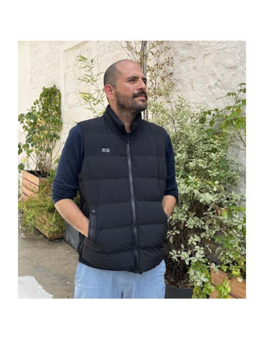 Giubbotto senza maniche riscaldato con power...
