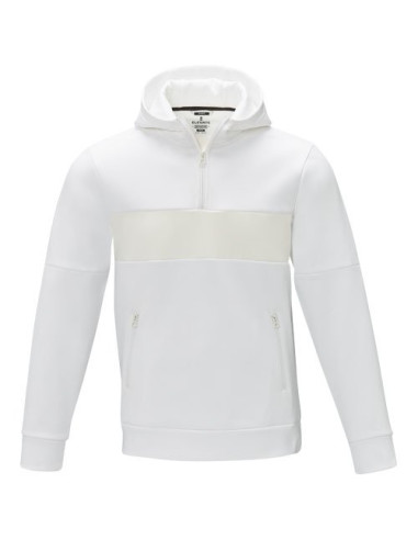 Felpa anorak con cappuccio da uomo a mezza zip...