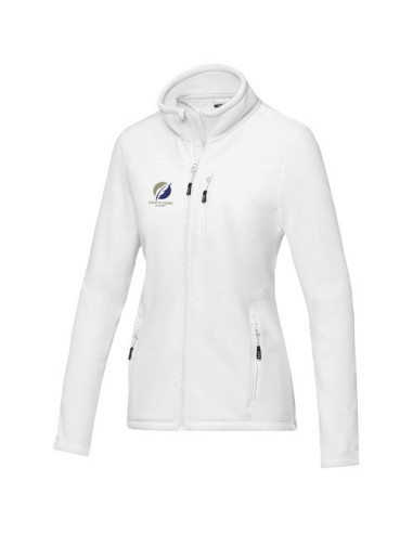 Giacca da donna in pile con zip integrale in...