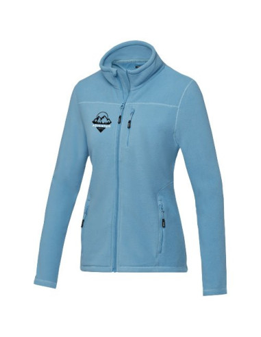Giacca da donna in pile con zip integrale in...
