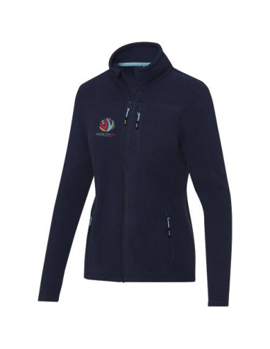 Giacca da donna in pile con zip integrale in...