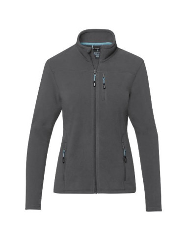 Giacca da donna in pile con zip integrale in...