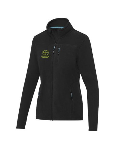 Giacca da donna in pile con zip integrale in...