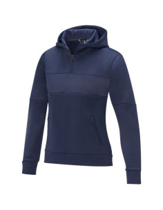 Felpa anorak con cappuccio da donna a mezza zip Sayan 2