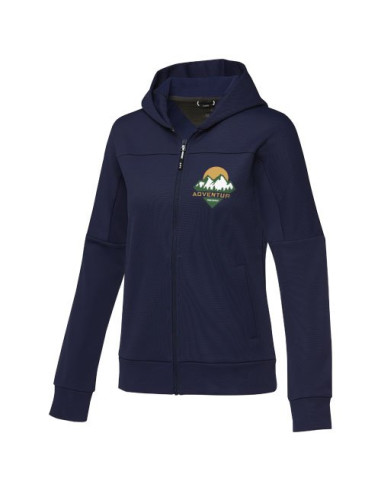 Giacca performance  da donna in maglia con zip...