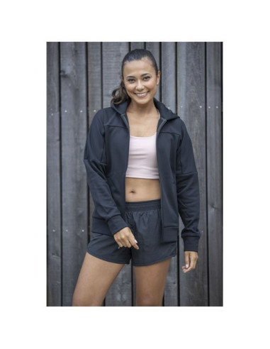 Giacca performance  da donna in maglia con zip...
