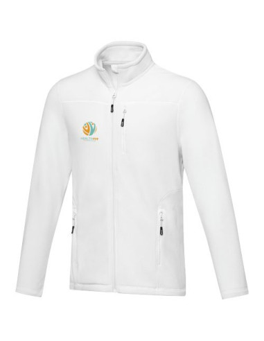 Giacca da uomo in pile con zip integrale in...