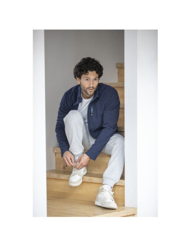 Giacca da uomo in pile con zip integrale in...