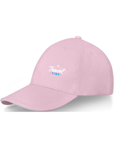 Cappellino Darton a 6 pannelli con visiera a sandwich