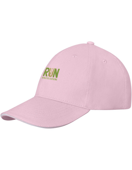 Cappellino Darton a 6 pannelli con visiera a sandwich