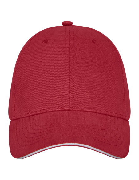 Cappellino Darton a 6 pannelli con visiera a sandwich