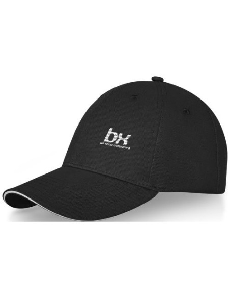 Cappellino Darton a 6 pannelli con visiera a sandwich