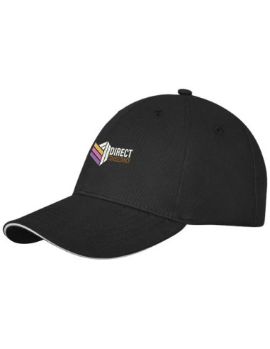Cappellino Darton a 6 pannelli con visiera a...